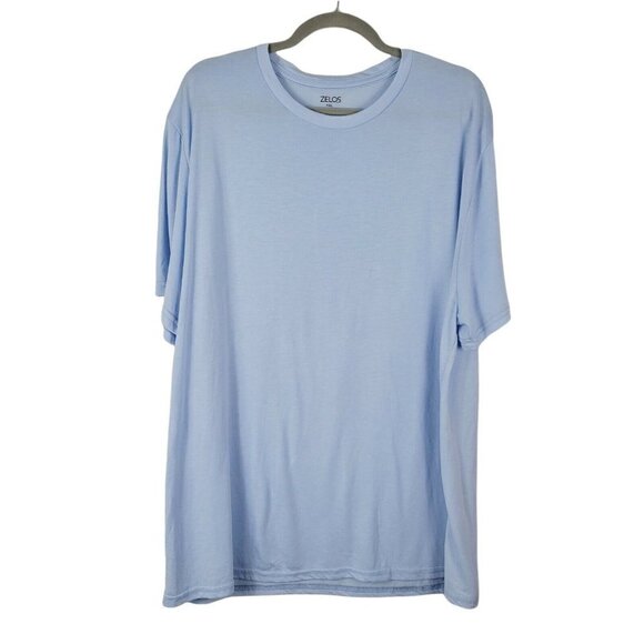 Zelos Men's T-Shirt Light Blue XXL Super Soft Casual Comfortable Everyday Wear - Picture 1 of 9